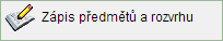 Modul Zápis předmětů a rozvrhu